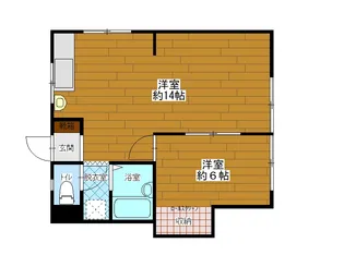 GRAND BLEU C棟【2階】の間取り