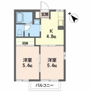 ディアス・メイト【2階】の間取り