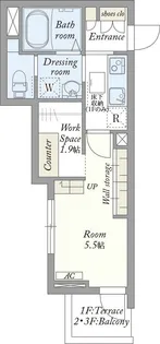 クランエール【3階】の間取り