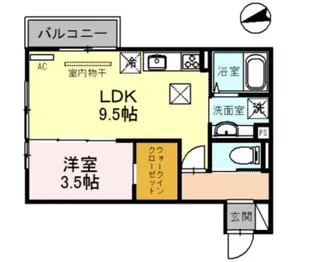 ソフィアコート神田【2階】の間取り