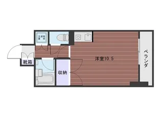 セントラルパレス【2階】の間取り