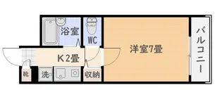 リバティ高麗【2階】の間取り