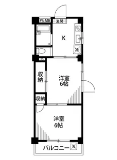 MITA仙川ビル【4階】の間取り