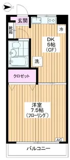 第2三貴苑【3階】の間取り