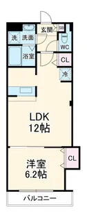 GRAZIA【3階】の間取り