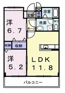 プロムナード【2階】の間取り