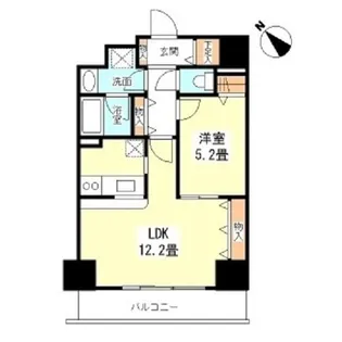 TKフラッツ渋谷【4階】の間取り