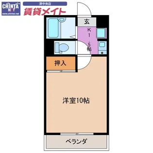 パレスショーワ【2階】の間取り