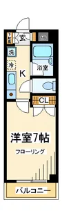 サンパラッツオ参番館 当社管理物件【6階】の間取り