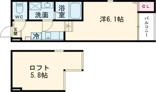 LEGARE伏見(レガーレフシミ)【1階】の間取り