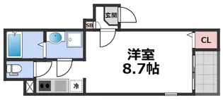 アミュゼ【1階】の間取り