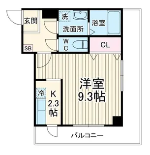 ヴィラサンローズ【3階】の間取り