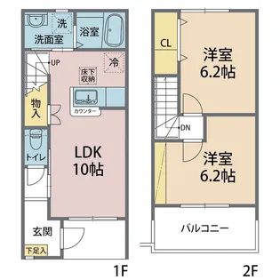 メゾン サンパティークの間取り