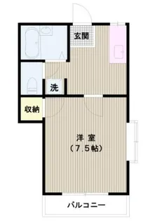 ハイツ小日向【2階】の間取り