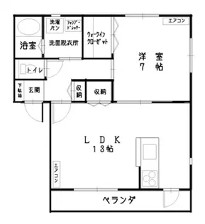 リアンL【1階】の間取り