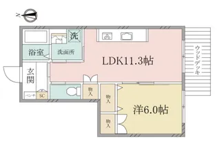 (シニア限定)ヘーベルヴィレッジ南浦和IV~春夏秋冬~【1階】の間取り