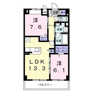 シュテルン・ブフト【3階】の間取り