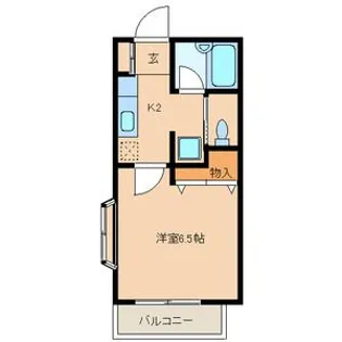 メゾン・ユーヴェル【2階】の間取り