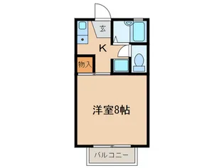 ジュネスKC【2階】の間取り