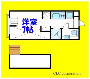 フローラ1【2階】の間取り