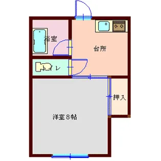 ピアタウン小白川【2階】の間取り