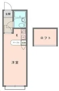 ベルピア馬堀海岸【1階】の間取り