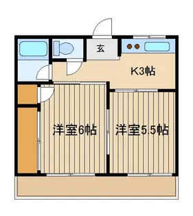 サンハイツ【2階】の間取り
