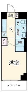 クレヴィスタ武蔵中原【6階】の間取り