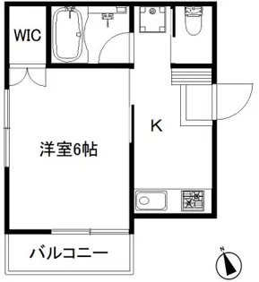 イースト・ピュアRK【2階】の間取り