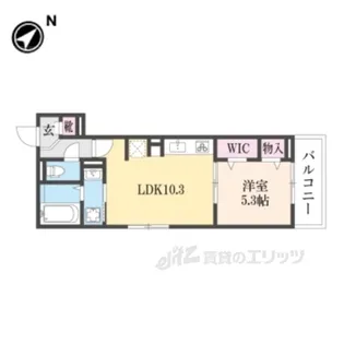 グランディールA&N2【3階】の間取り