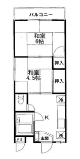 光徳マンション【4階】の間取り