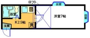 ミドルハイム-中和泉1丁目-【2階】の間取り