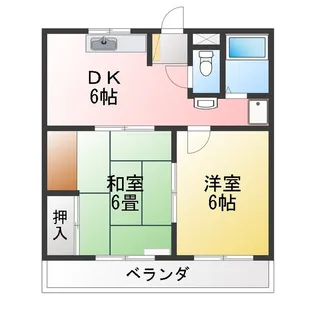 エントピア豊明【2階】の間取り