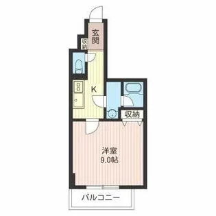 エスティメゾン秋葉原【9階】の間取り