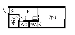 イーストパレス【1階】の間取り