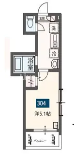 メルディア舎人【3階】の間取り