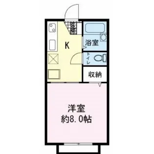 ハイコーポ柳郷地 C【1階】の間取り