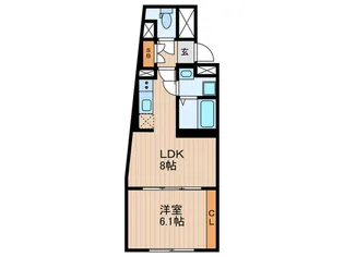 ベリエ羽田west【4階】の間取り