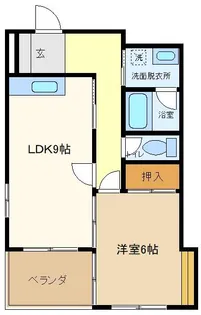 ぽすとーる武里【3階】の間取り