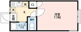 ポム・ヴィレ【2階】の間取り