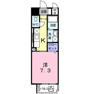 リアン【2階】の間取り