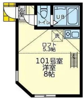 ユナイト追浜ローズウッド【1階】の間取り