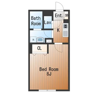 LEGALAND桜新町ANNEX【2階】の間取り