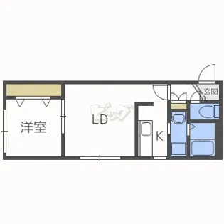 ソレイユ平岸【3階】の間取り