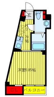 ウエストヒルズ王子【6階】の間取り
