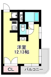 BELLCOURT松並木【4階】の間取り