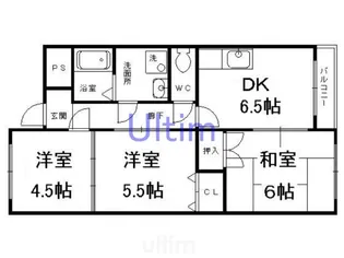 アネックス鳥羽【3階】の間取り