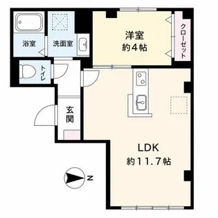 結城野ベース【1階】の間取り