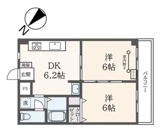 ルミエール【1階】の間取り