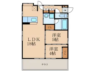 陽光タウン C棟【1階】の間取り